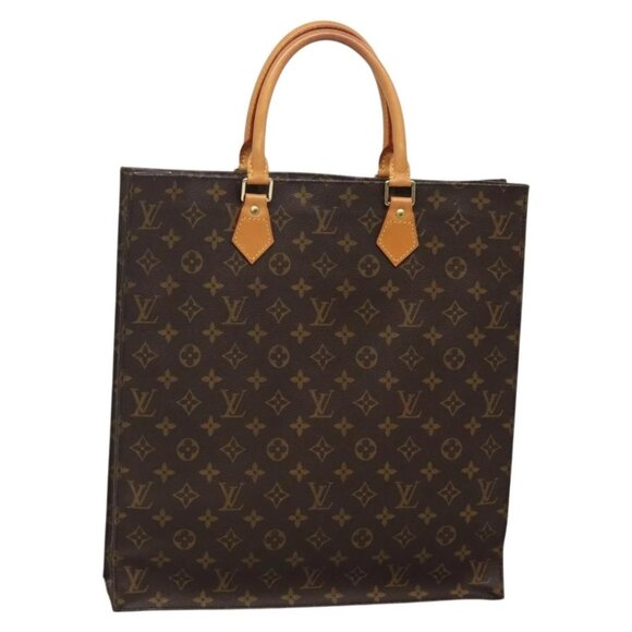 LOUIS VUITTON Monogram Sac Plat Hand Bag M51140 LV Auth 132837 - Picture 2 of 16